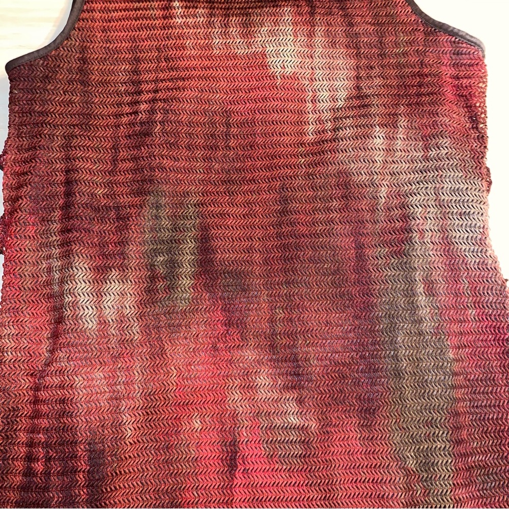 Y2K New Directions Ruffle Layered Blouse Fairy Tie Dye Tank Top Women’s Large - Picture 5 of 8